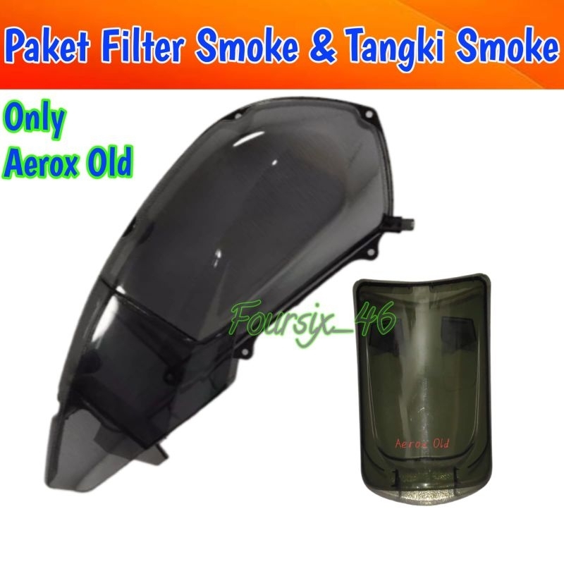 tutup filter aerox old transparan sepaket tutup tangki transparan aerox155 old