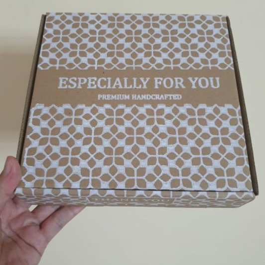 

Dus Kotak 20 x 20 x 5 cm Pizza Brownies Bolu Jadul kue potong mewah kokoh