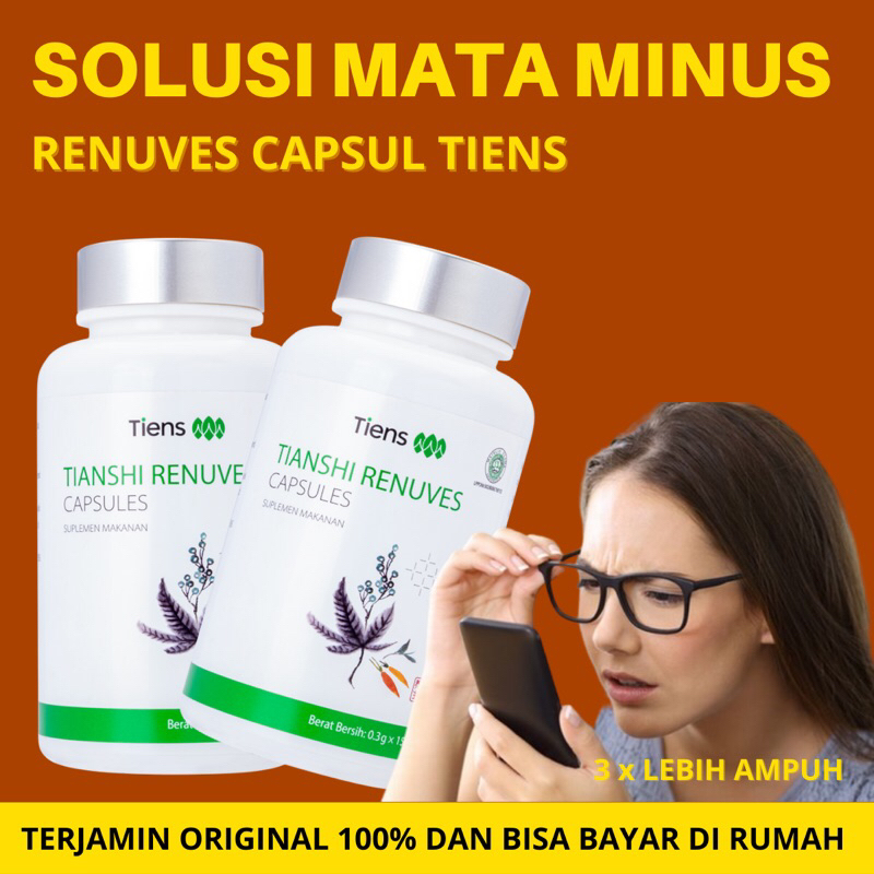 OBAT MATA MINUS | OBAT RABUN | OBAT MATA | RENUVES TIENS | PRODUK 100% ASLI