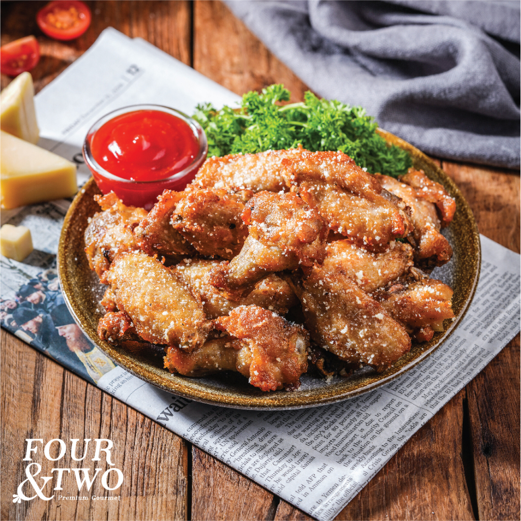 

Four & Two Chicken Wings Garlic Parmesan 500 gr