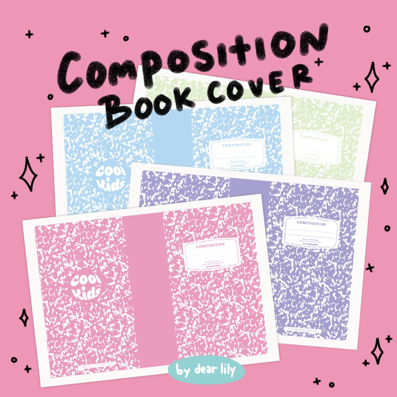 

Sampul Buku Pastel Composition Estetik Keren / Cool kids Book Cover Composition Aesthetic Pastel