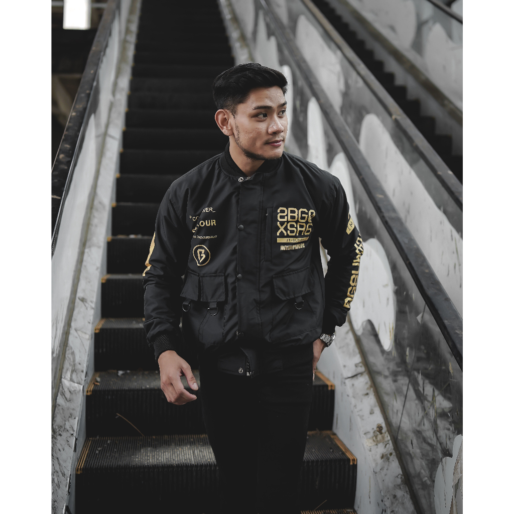 Jaket Bomber Pria Saviour - Jaket Pria Terkini - Jaket Pria Distro