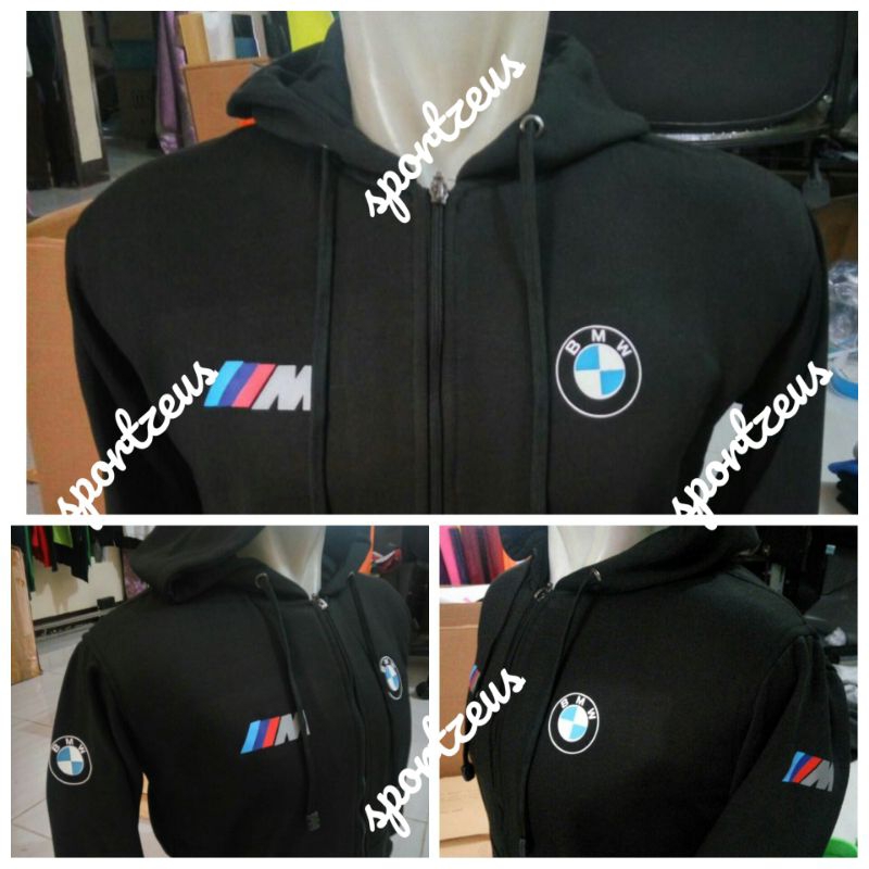 jaket Zipper Motorsport pria wanita