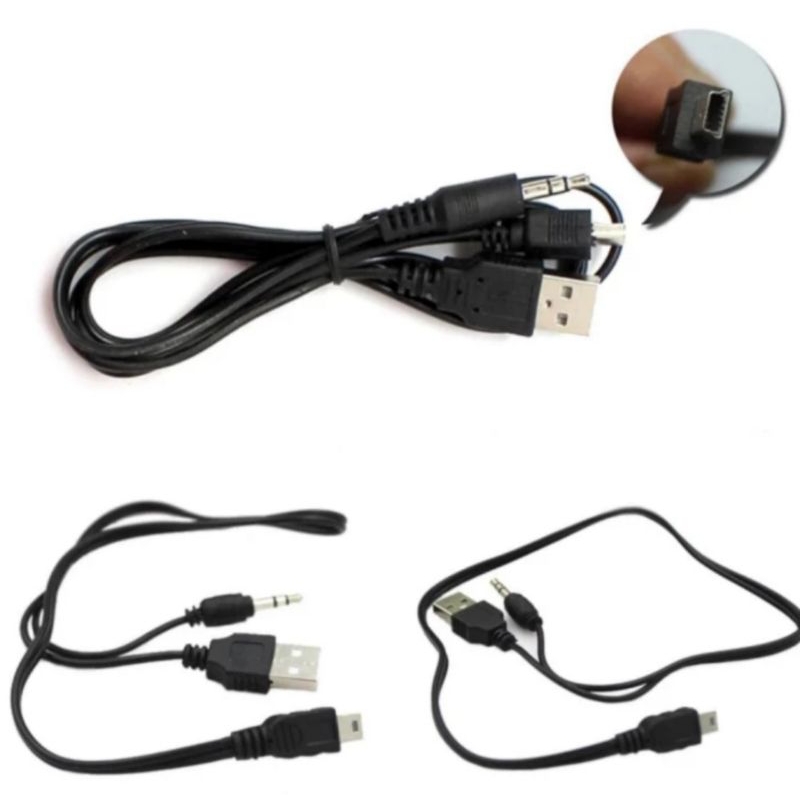 kabel Charger speaker advance USB 5pin/kabel audio aux speaker
