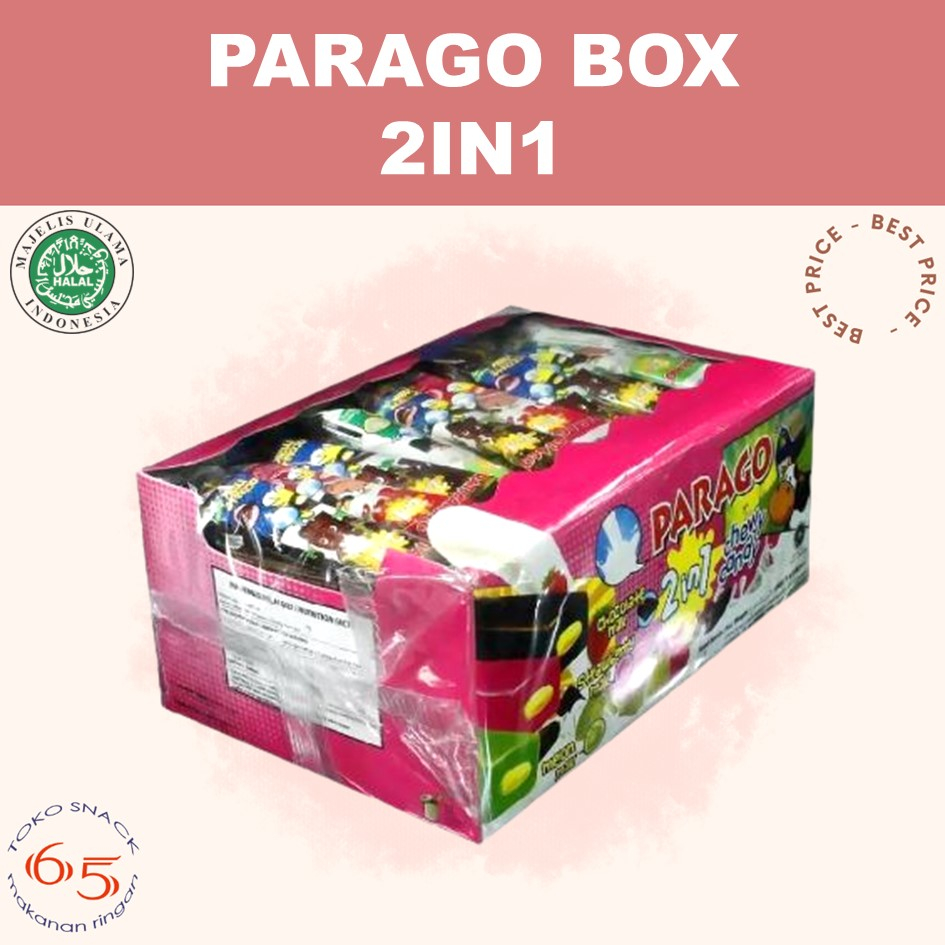 

Parago Chewy box 80. Permen lunak. PAK