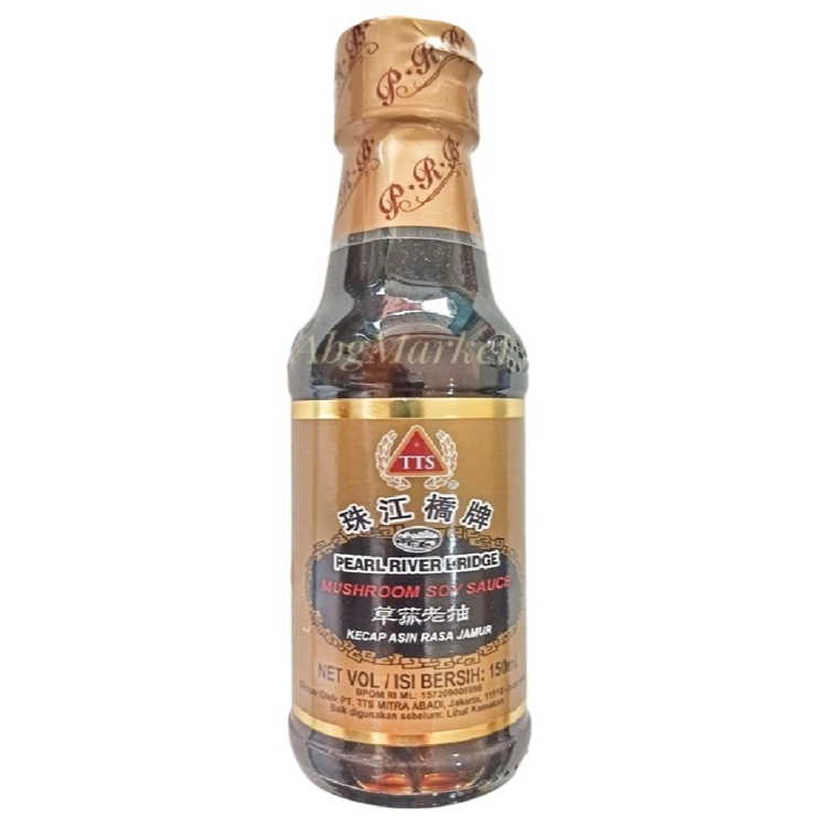 

Pearl River Bridge Mushroom Soy Sauce 150ml / Kecap Rasa Jamur 150ml