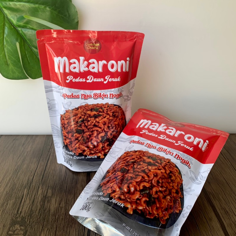 

Camilan Chafu Makaroni Pedas Daun Jeruk 100gr