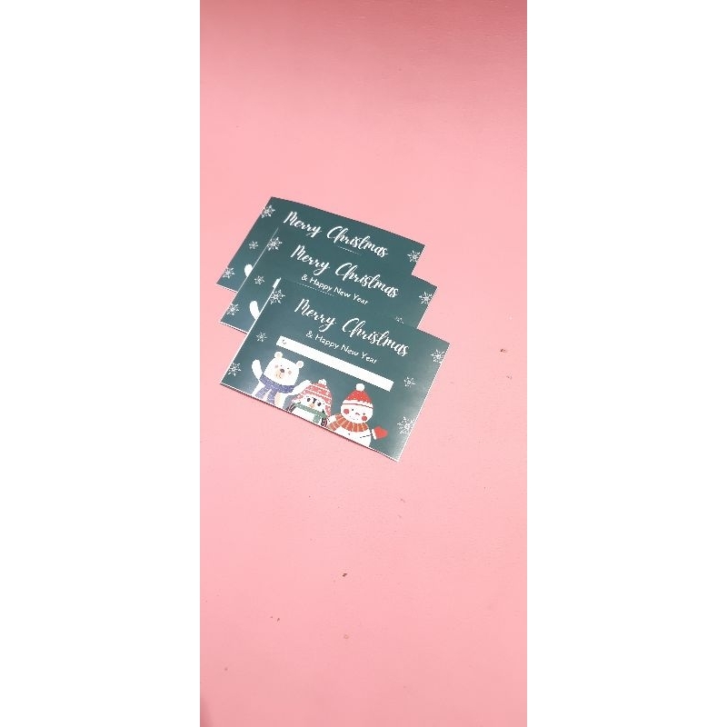 

kartu ucapan natal isi 3 pcs