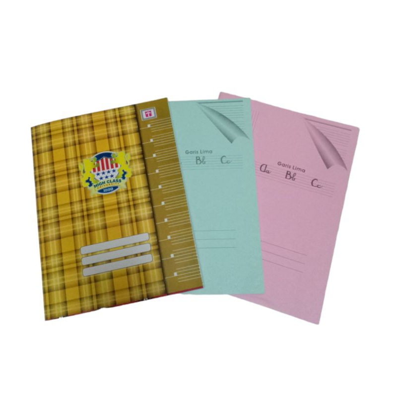 

Buku Tulis Garis 5 ( Lima )/ Buku tulis Tegak Bersambung