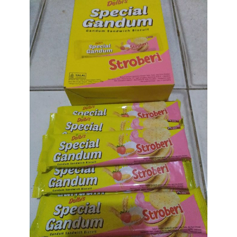 

DelbisGandumspesialGandumrasaStroberiisi12pcs
