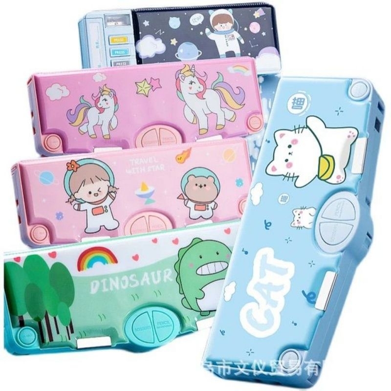 

Pensil Case Multifunction and Double Decker Type New 2023 Cute Style