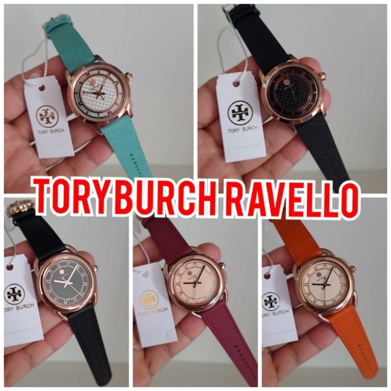 JAM TANGAN TORYBURCH RAVELLO / TORY BURCH BULAT TALI KULIT