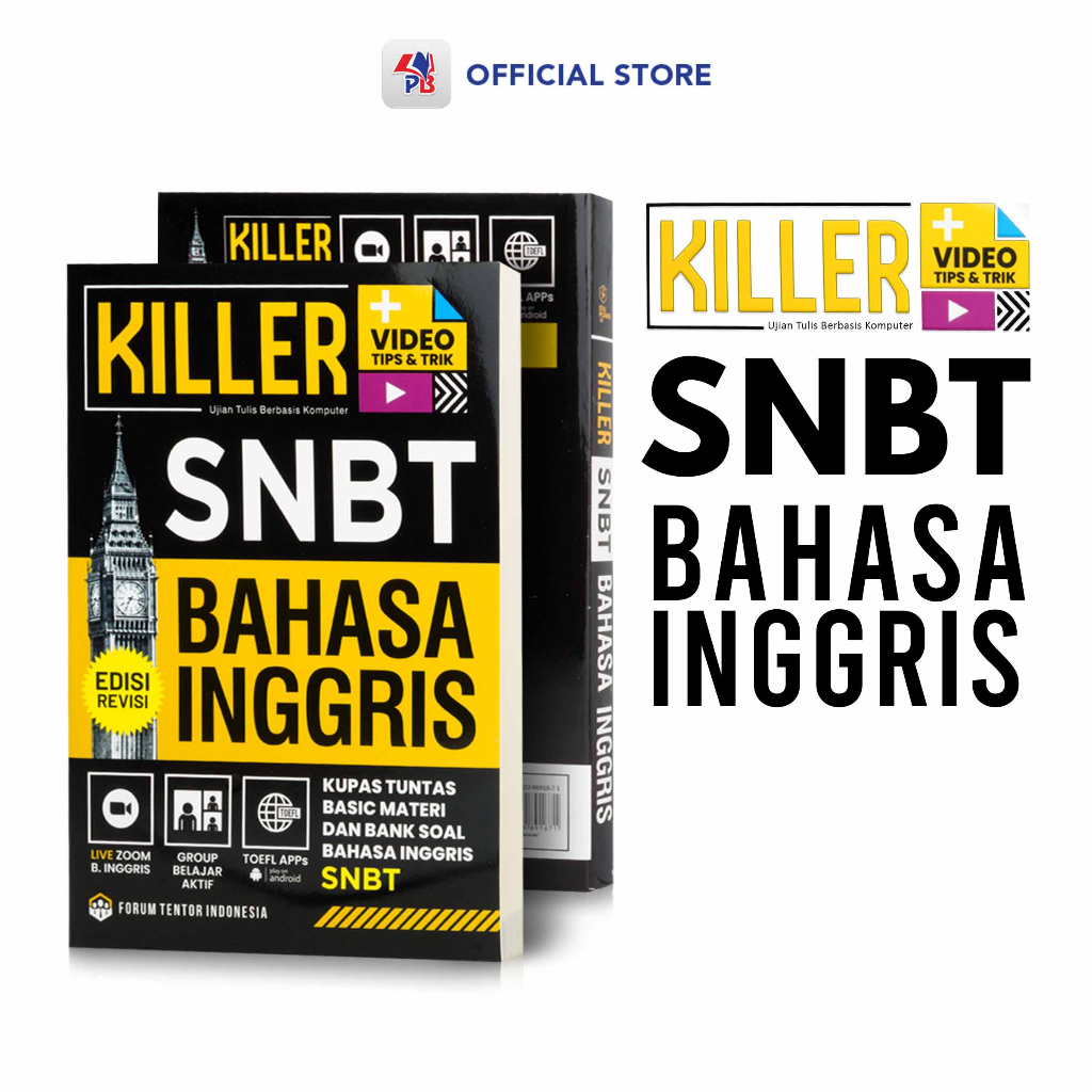 Buku SNBT / Killer SNBT Bahasa Inggris Edisi Revisi