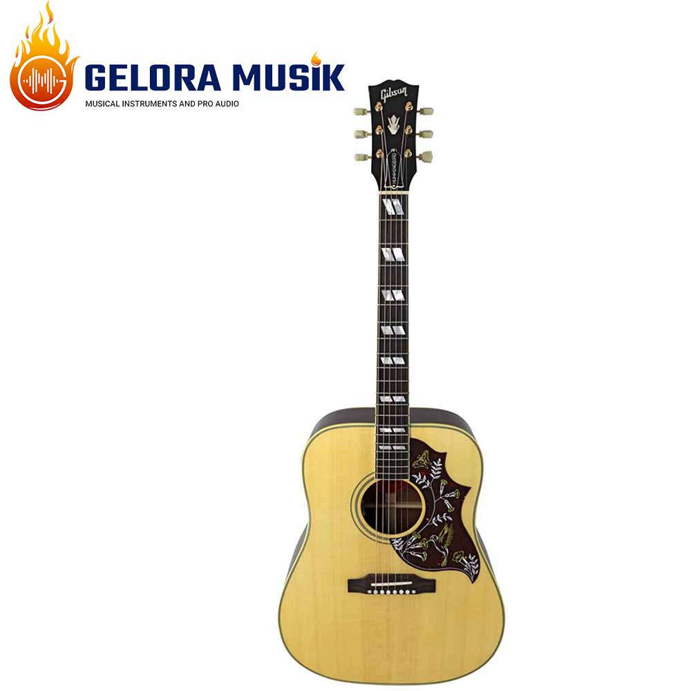 Gitar Akustik Elektrik Gibson Hummingbird Original Antique Natural w/case OCSSHBAN