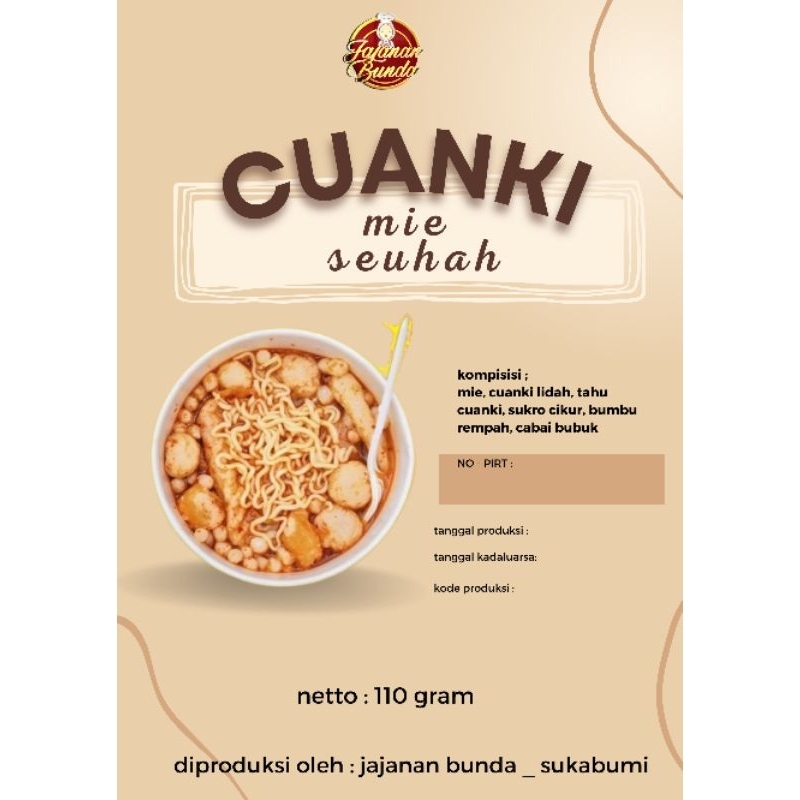 

CUANKI instan seuhot