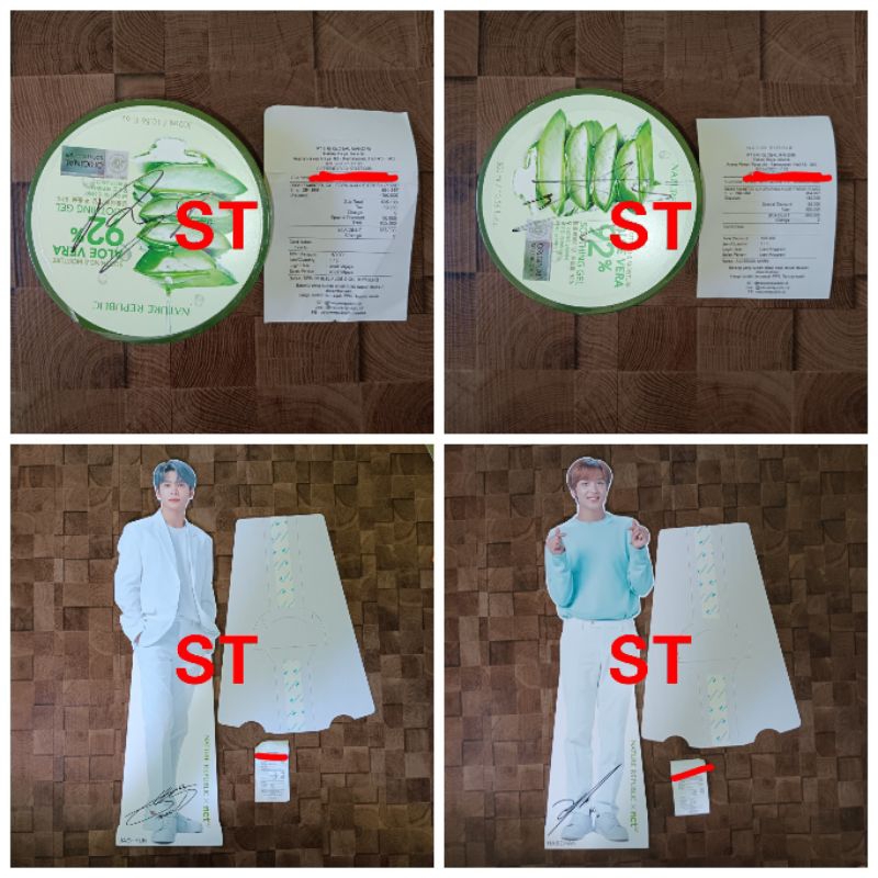 Merchandise Nature Republic x NCT 127 Sign Aloe Jar Half Standee Doyoung Jaehyun Jungwoo Mark Haecha