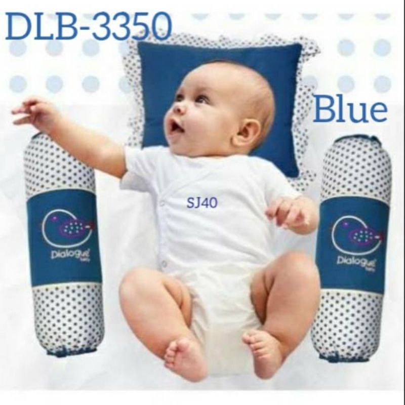 Dialogue Bantal Guling Bayi Birdie Series Blue DLB 3350