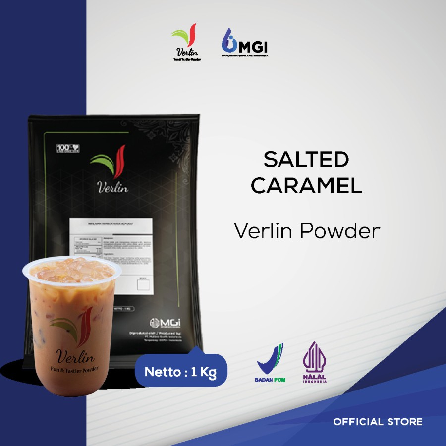 

Bubuk minuman Verlin drink powder SALTED CARAMEL 1kg