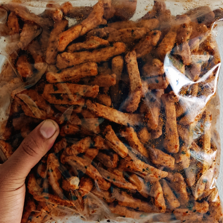 

BASRENG 250GR PEDAS EXTRA DAUN JERUk / BASO GORENG 1/4KG