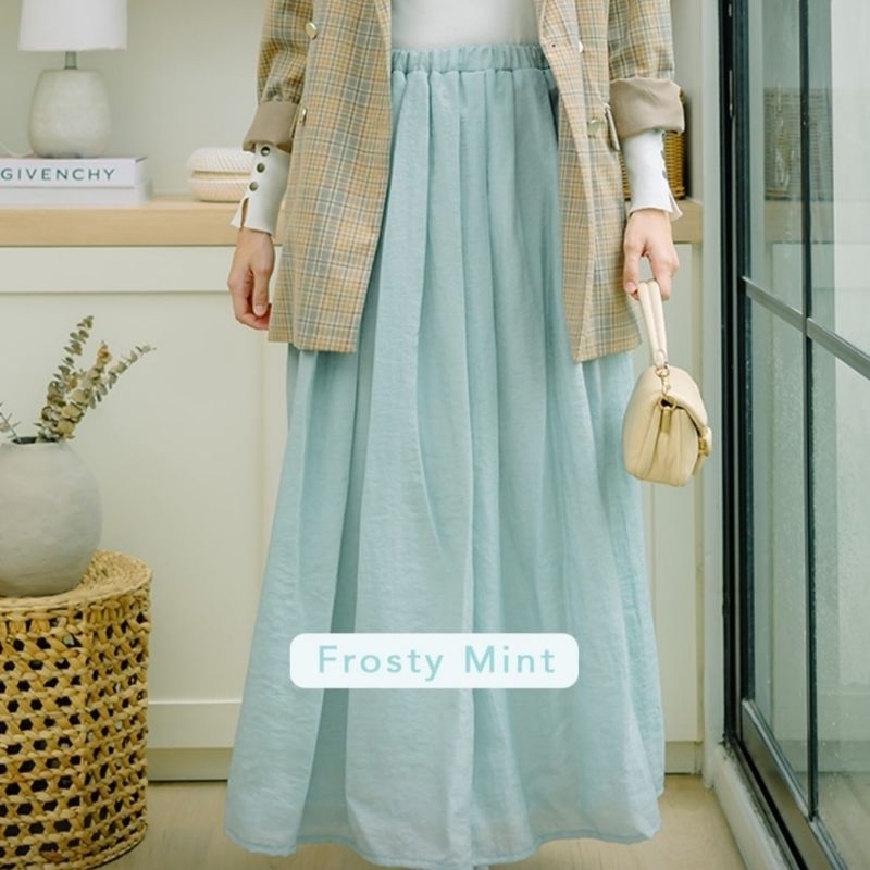 JASMINE SKIRT FROSTY MINT LXL BY ISKANTI