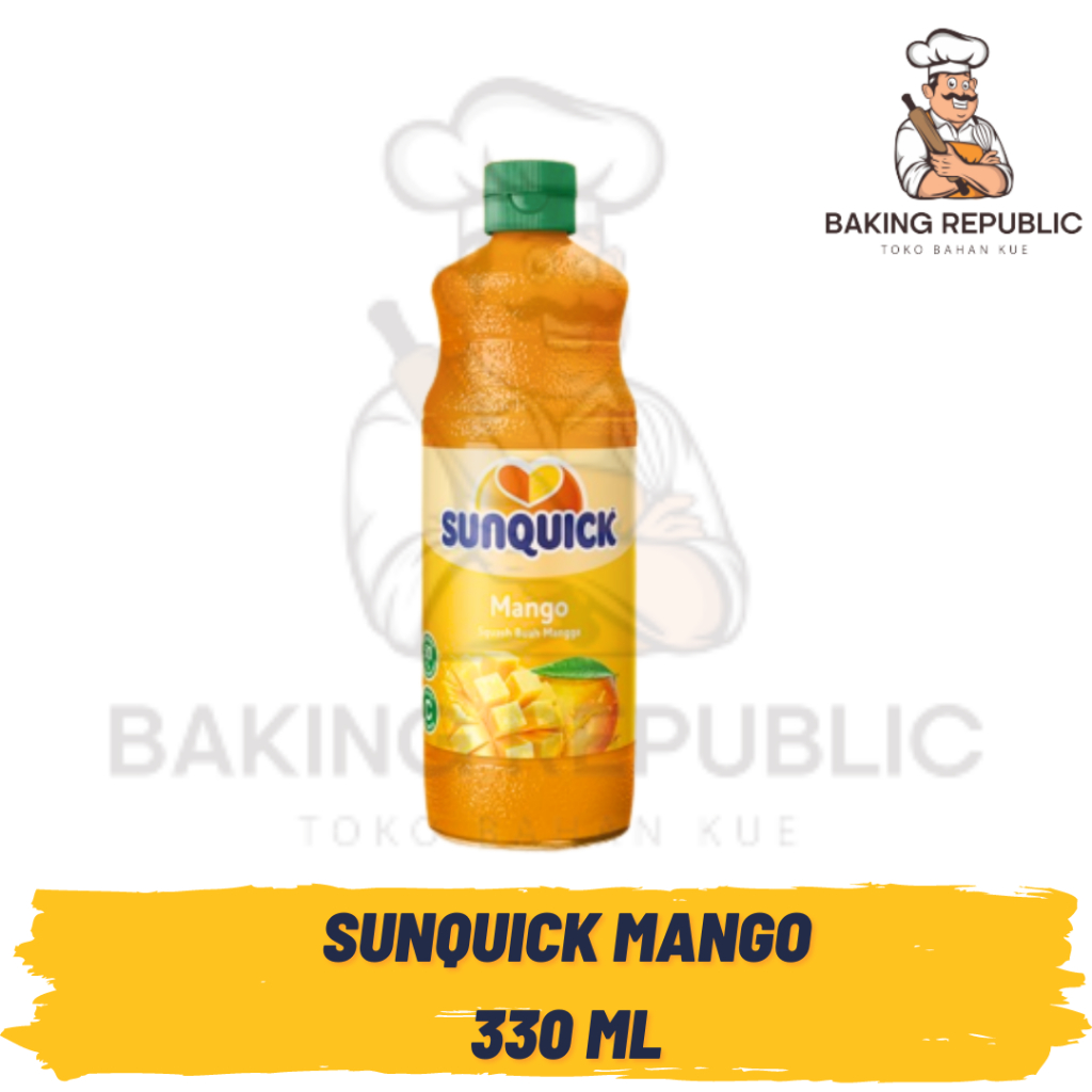 

SUNQUICK MANGO | 330 ML | SIRUP SUNQUICK MANGGA | KEMASAN BOTOL KACA