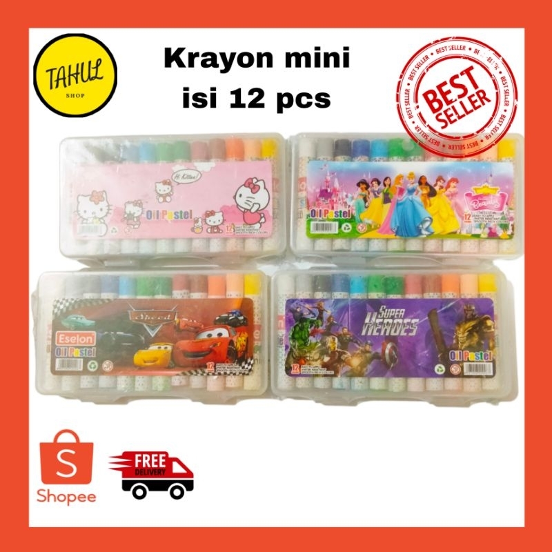 

krayon mini isi 12 pcs