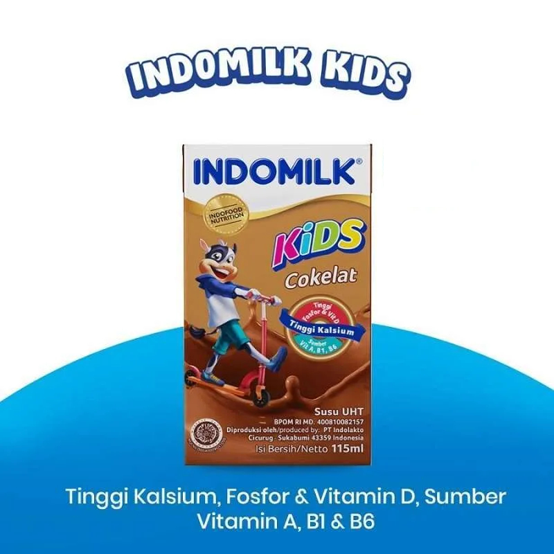 

5pcs - Indomilk Kids Rasa Coklat [115 mL]