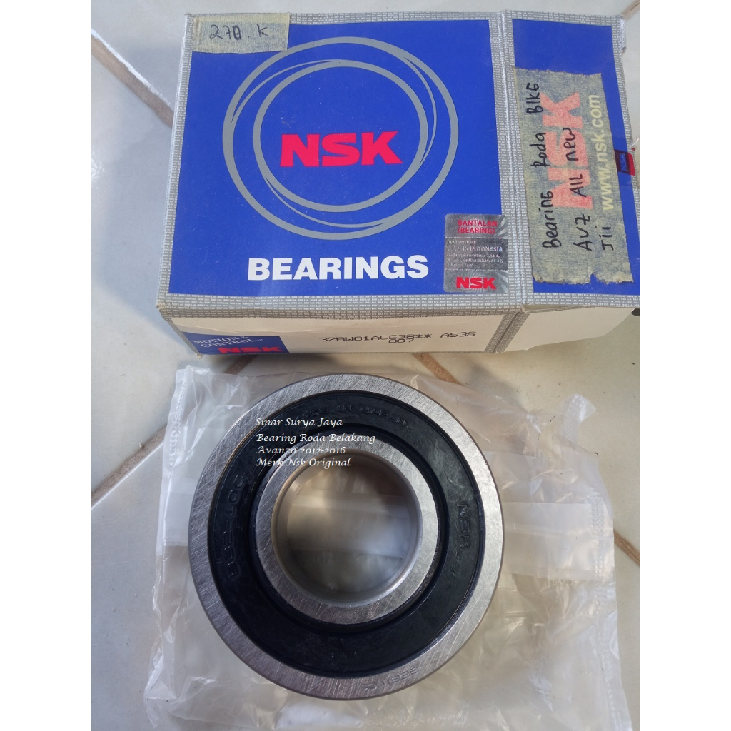 Bearing Roda Belakang Klahar Avanza 2012-2016 NSK Original