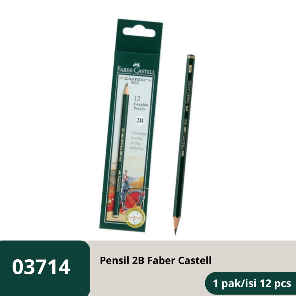 

Pensil 2B Faber Castell (1 pak/12pcs)
