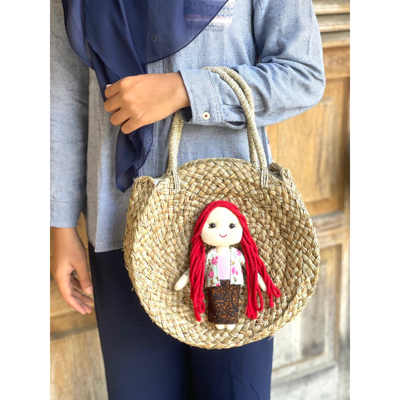 Tas mendong bulat boneka (d 29cm)