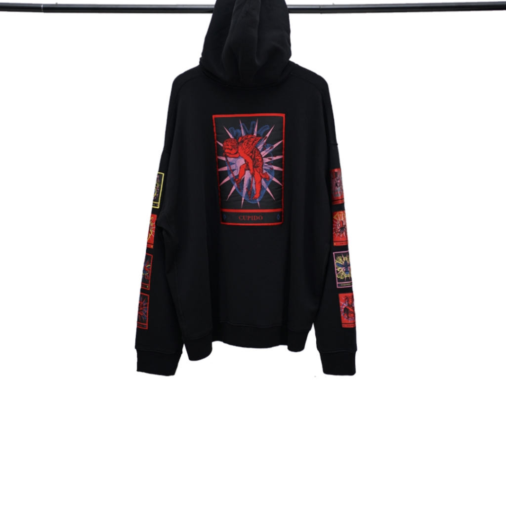 MARCELO BURLON TAROT ZIP HOODIE