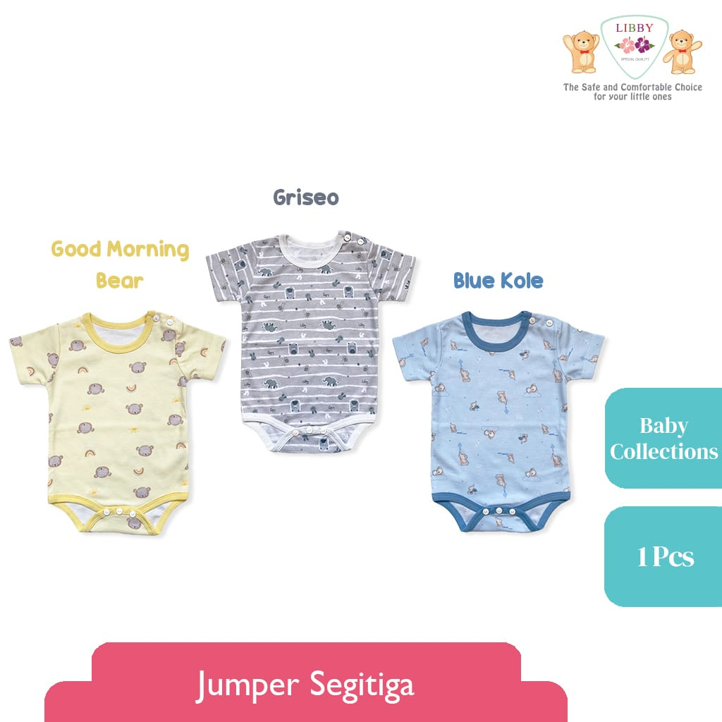 LIBBY - BABY COLLECTION BODYSUIT SEGITIGA