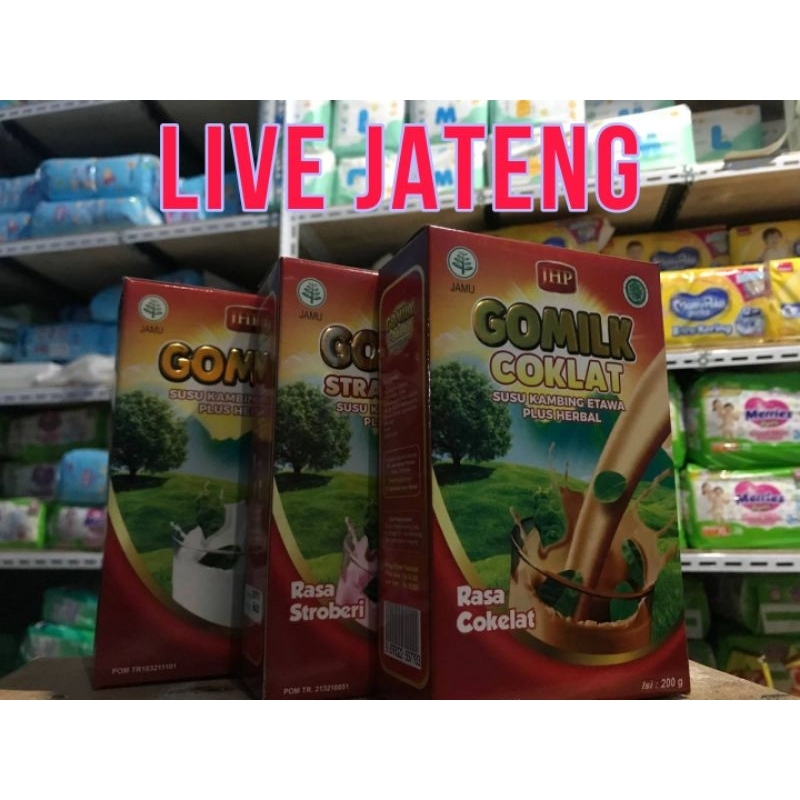 

Gomilk susu kambing etawa plus herbal 200gr