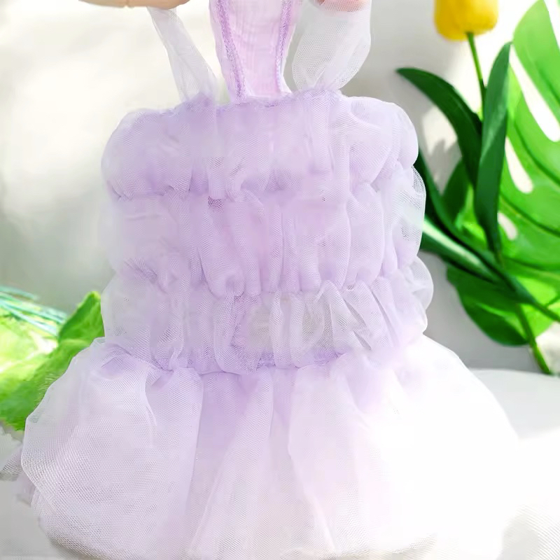 Catalina korea ruffle fluff super soft dress