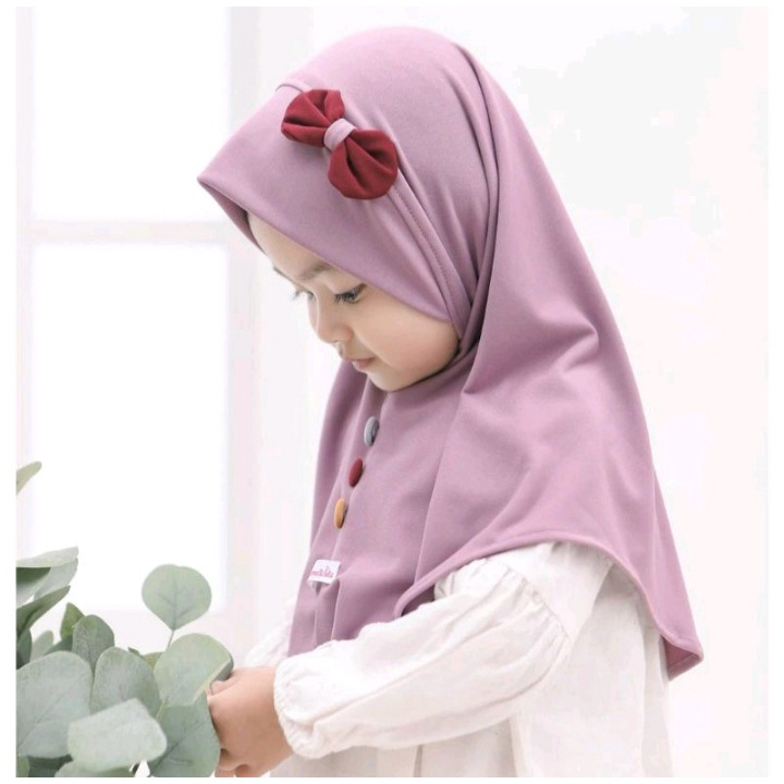 JILBAB BAYI ANAK BELLA PITA USIA 0-3 TH ALLSIZE  Bahan Spandek Baloon Premium