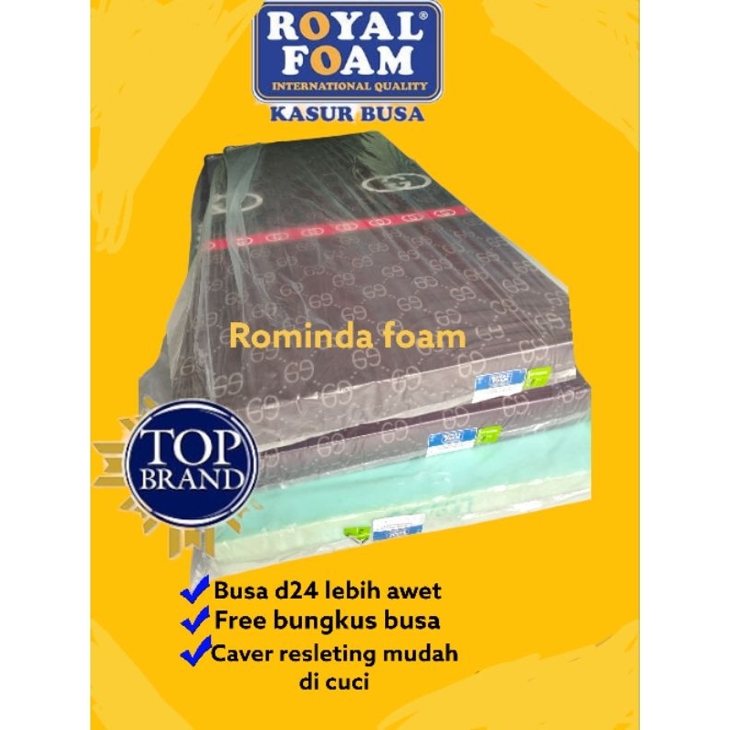 Kasur pondok royal uk 180x80x10 cm d24 busa ijo