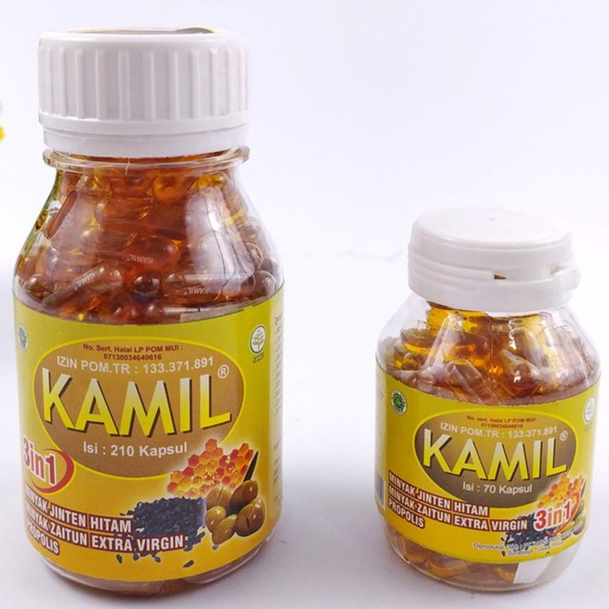 Habbatussauda KAMIL 3 in 1 Minyak Jinten Hitam Zaitun dan Propolis