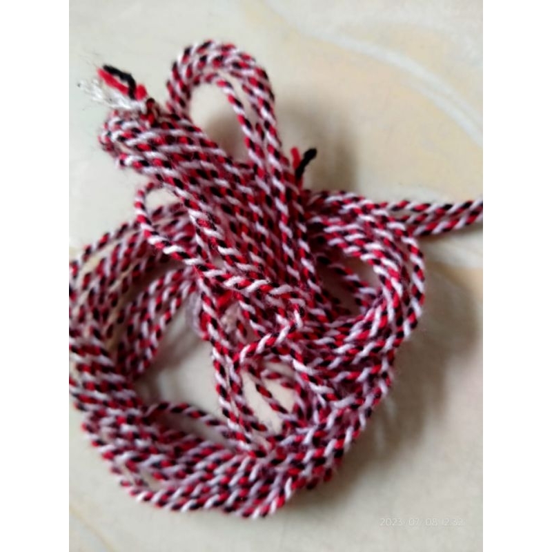 Benang Telon - Kalung Tangkal Bayi - Benang Tridatu- 3 warna - tiga warna