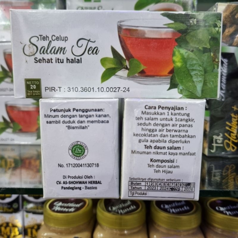 

TEH CELUP DAUN SALAM [ DR. HERBAL ] SALAM TEA HERBAL || MINUMAN SEHAT TEH SALAM CELUP TEH SALAM CELUP HERBAL DR. HERBAL SEHAT ITU MAHAL TEH SALAM SEDUH MINUMAN KESEHATAN