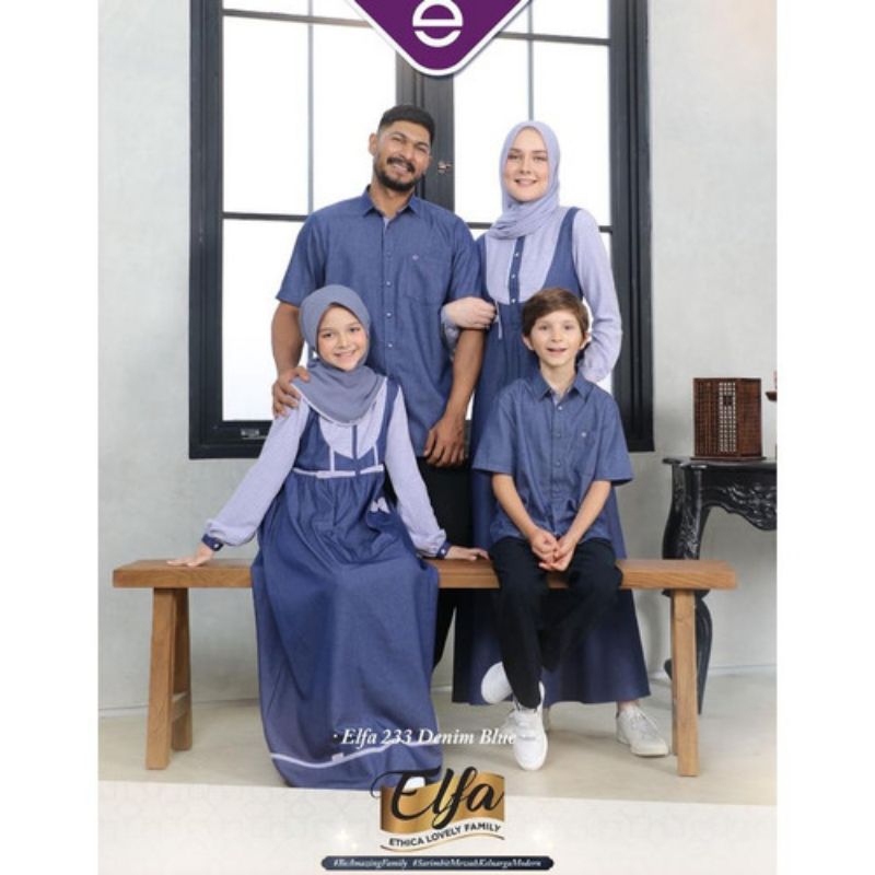 KOKO KAHFI 199 &KOKO KIDS 149 DENIM BLUE BY ETICHA PROMO/SALEE