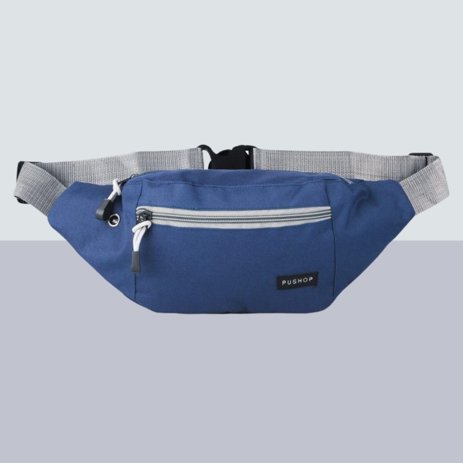 Tas Selempang Waistbag Pria Oval Lova Pushop Original