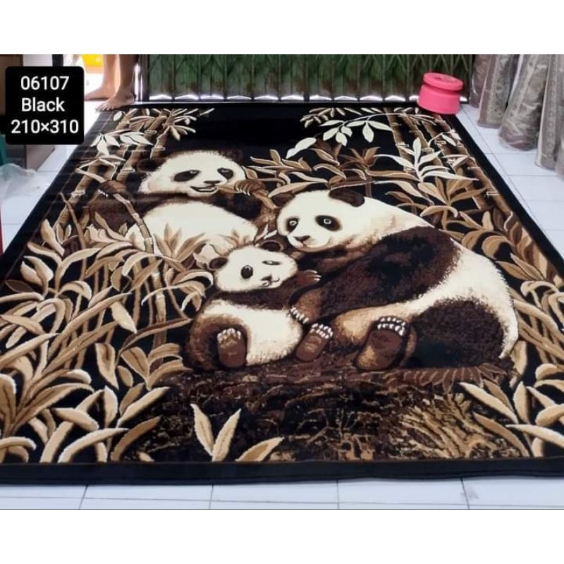 KARPET PANDA AFRIKA EXOTIC PERMADANI UK 210 X 210