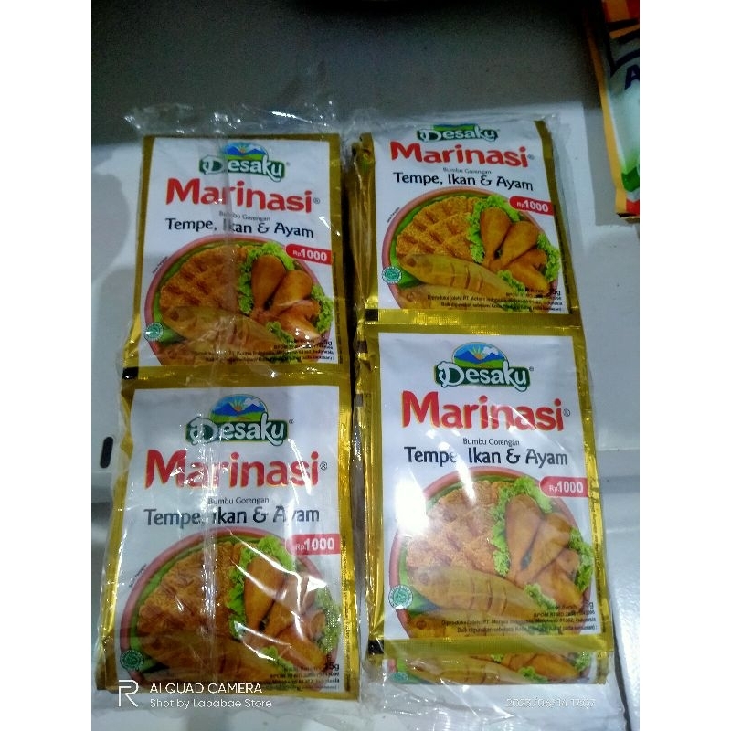 

Marinasi Desaku Bumbu Tempe & Ikan goreng (isi 15gr x 12 PC)