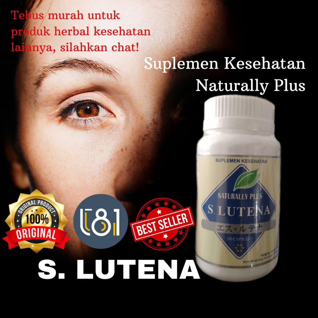 S lutena Original Slutein S lutena Naturally Plus Obat Mata Minus & Plus