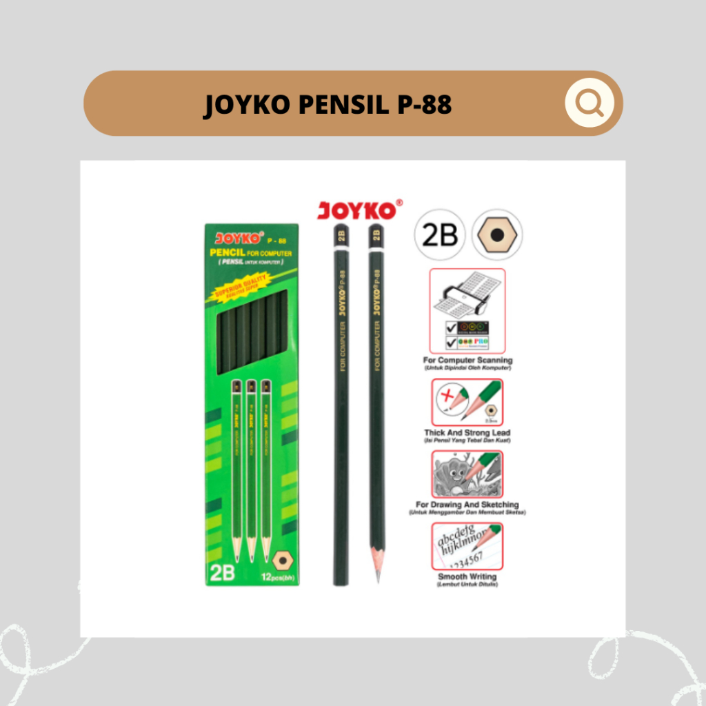 

JOYKO PENSIL 2B P-88