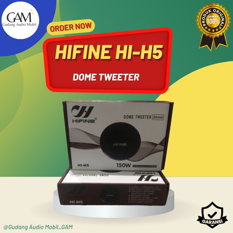TWEETER MOBIL HIFINE 5 / TWEETER DOME MOBIL