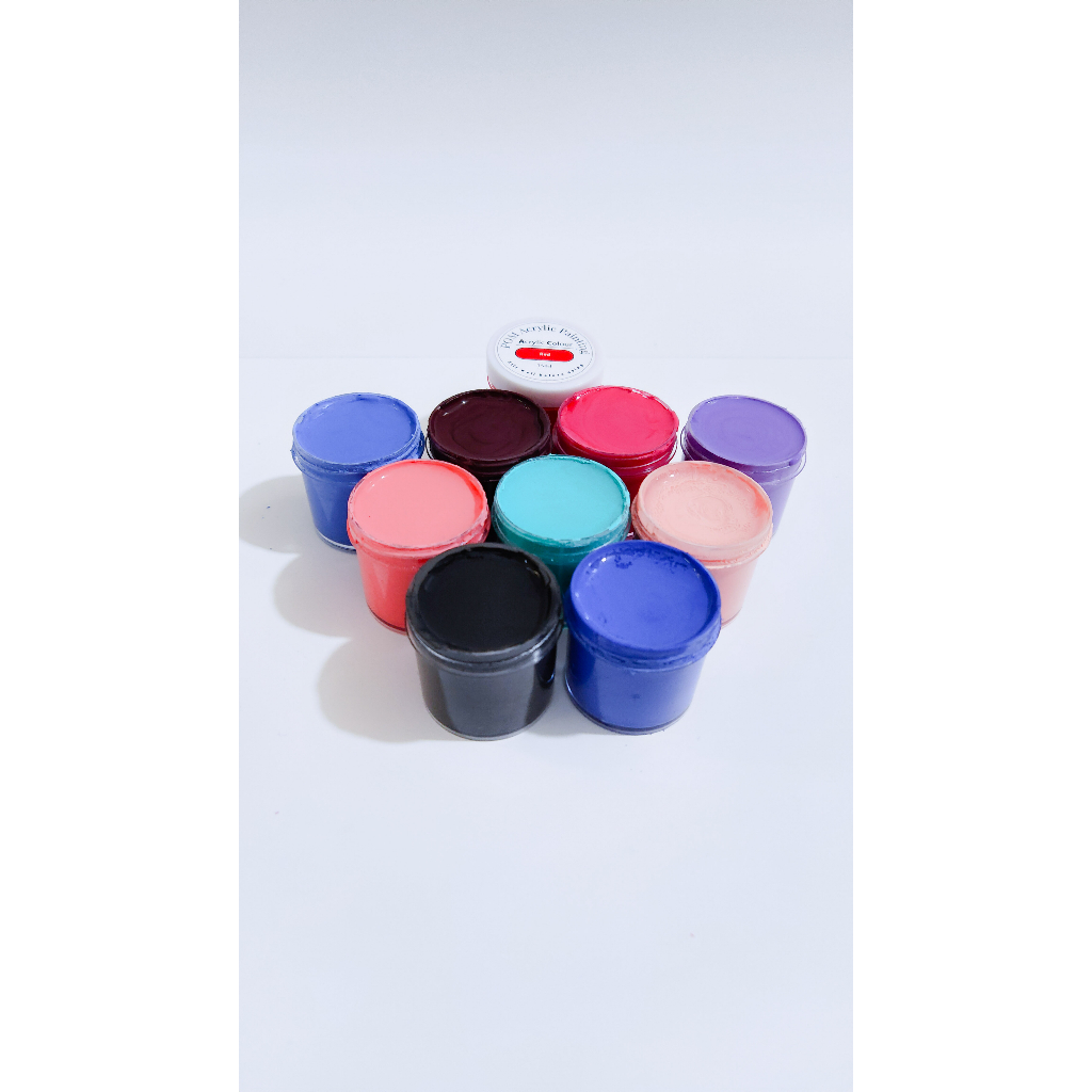 POM ACRYLIC 10 COLOR SET / Acrylic 10 Warna