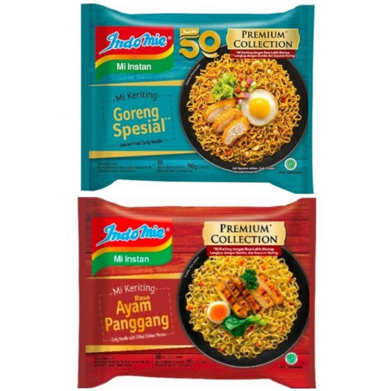 

INDOMIE MI KERITING INSTAN GORENG SPECIAL & AYAM PANGGANG 90G