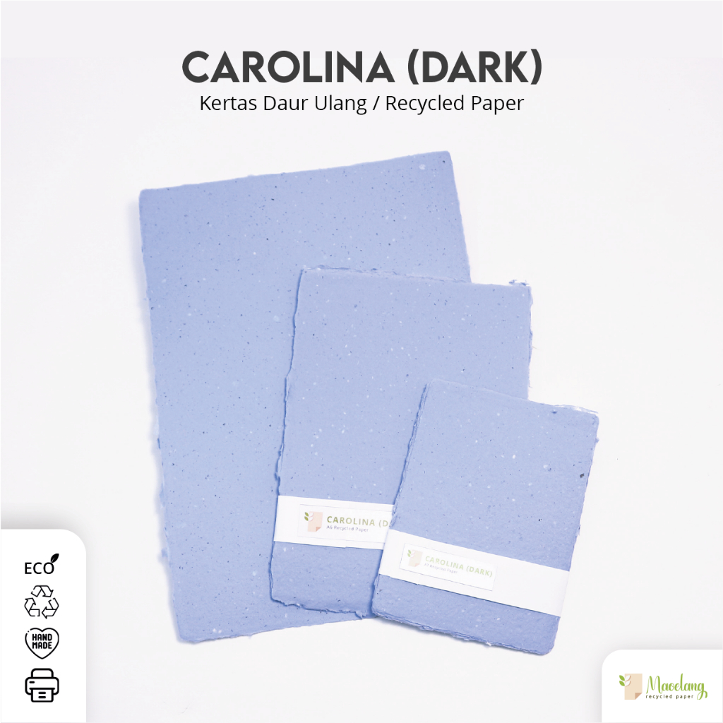 

[CAROLINA - DARK] Kertas Daur Ulang / Recycled Paper by Maoelang Recycled Paper