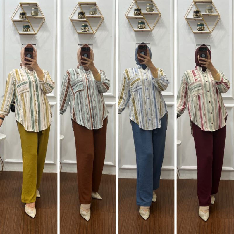 ONESET BOTEGA SALUR/SET CELANA SALUR BOTEGA